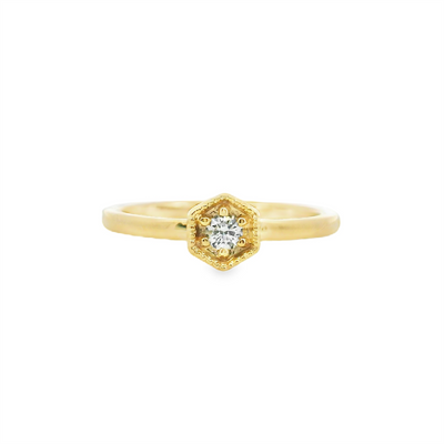 Honeycomb Diamond Fashion Ring