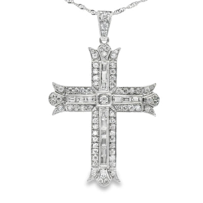 Diamond Cross Pendant