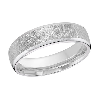 Men's Scratch Finish Wedding Ring