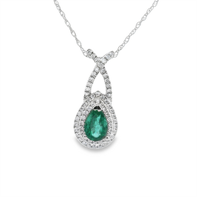 Emerald & Diamond Pendant