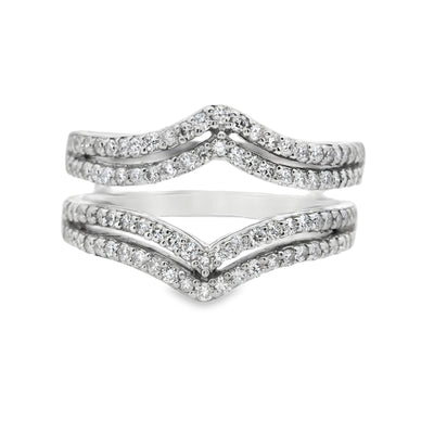 Double-Chevron Diamond Ring Enhancer