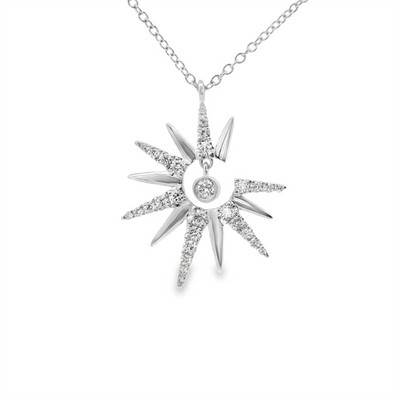 Solaz Sun Diamond Pendant