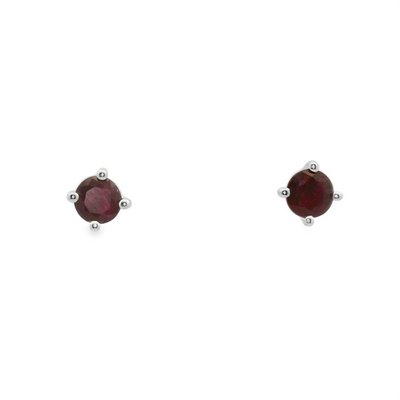 Ruby Stud Earrings