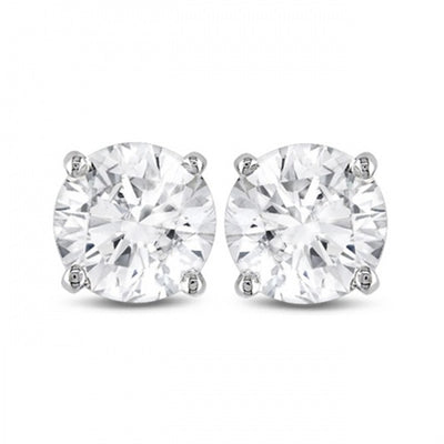 Classic Diamond Stud Earrings