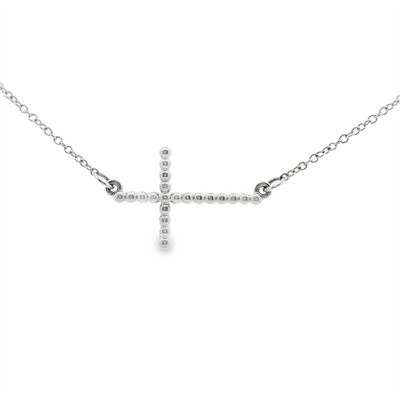 East-West Cross Necklace