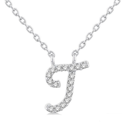 Script Initial Necklace