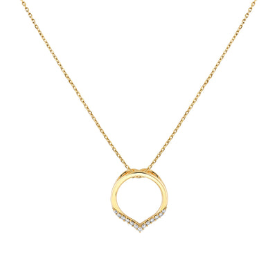 Diamond Circle Pendant