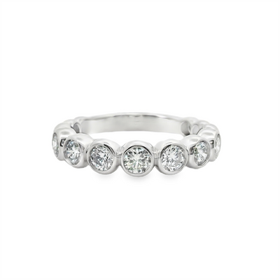 Diamond Bezel Stackable Ring