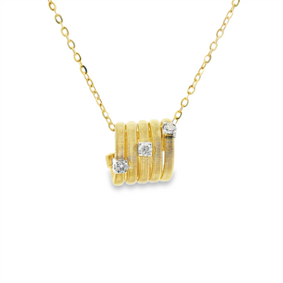 Diamond Coil Pendant