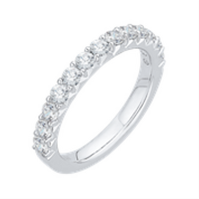 French Pave Anniversary Ring