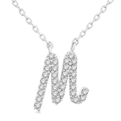 Script Initial Necklace