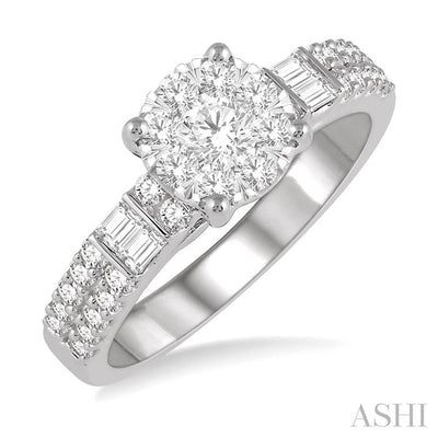 Round Shape Lovebright Diamond Ring