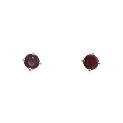 Ruby Stud Earrings