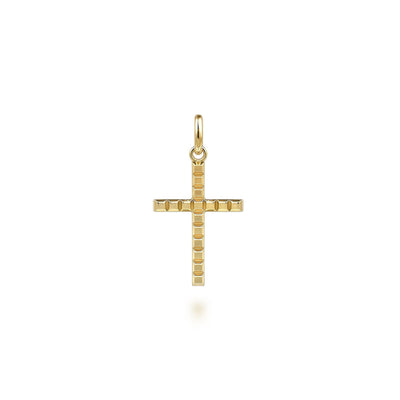 Patterned Cross Pendant