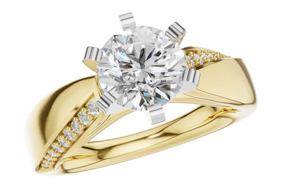 Round Diamond Engagement Ring