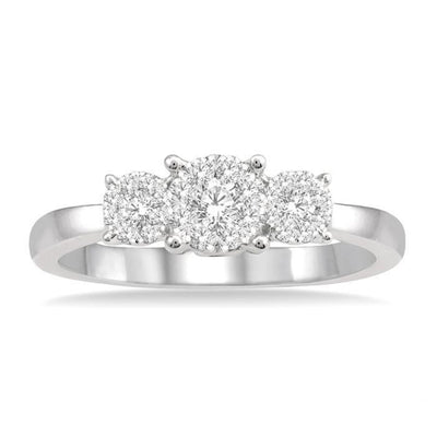 Lovebright Three Stone Ring