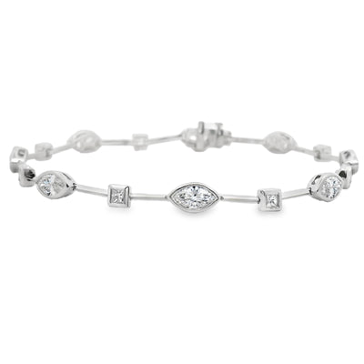 Couture Diamond Bar Bracelet
