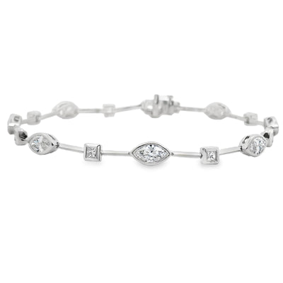 Couture Diamond Bar Bracelet