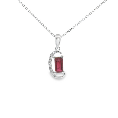 Ruby & Diamond Pendant