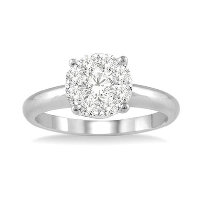 Lovebright Diamond Solitaire Engagement Ring