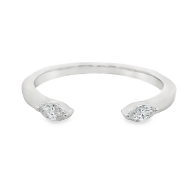Diamond Open Style Wedding Ring