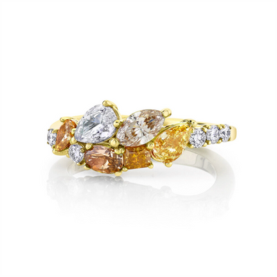 Natural Colored Diamond Fashion Ring