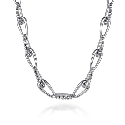 16" Bujukan Sterling Silver Link Necklace