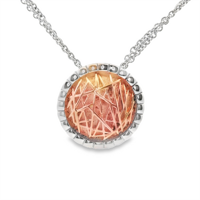 Patterned Disc Pendant