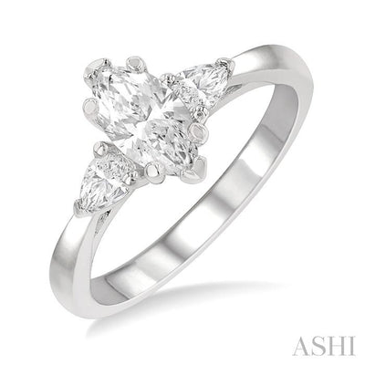 Marquise Shape Diamond Engagement Ring