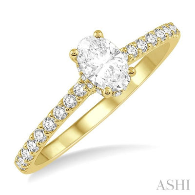 Oval Shape Diamond Engagement Ring
