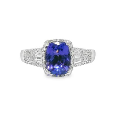 Tanzanite & Diamond Fashion Ring