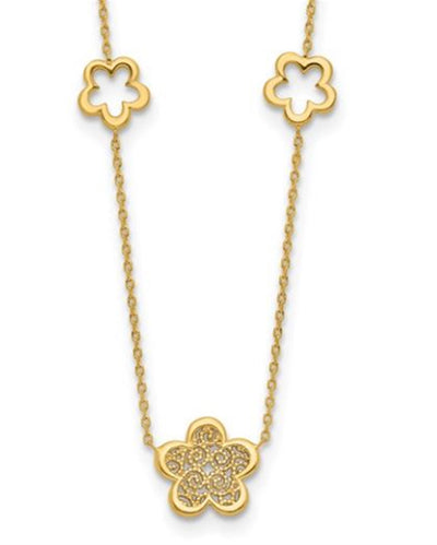 Flower Station Necklace