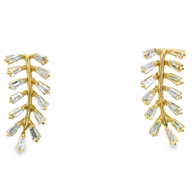Baguette Diamond Earrings