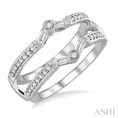 Baguette Diamond Insert Ring