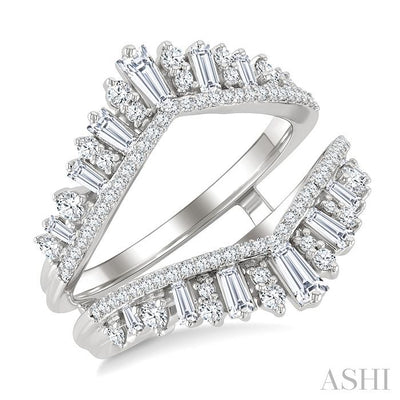Baguette Diamond Insert Ring