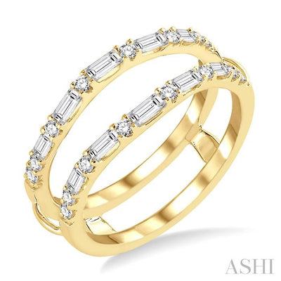 Baguette Diamond Insert Ring
