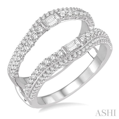Baguette Diamond Insert Ring