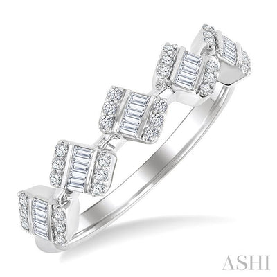 5 Stone Fusion Diamond Fashion Ring