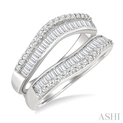 Baguette Diamond Insert Ring