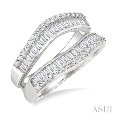 Baguette Diamond Insert Ring