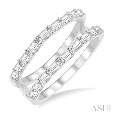 Baguette Diamond Insert Ring