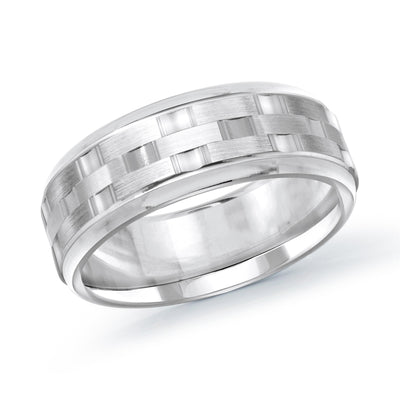 Men's Satin Finish Wedding Ring