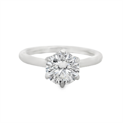 Miosogno Round Diamond Engagement Ring