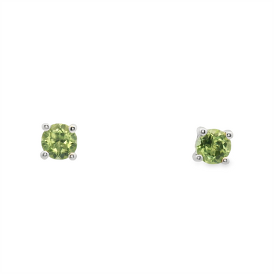 Peridot Stud Earrings