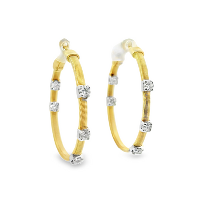 Diamond Hoop Earrings