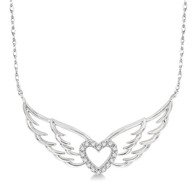 Diamond Angel Wing Necklace