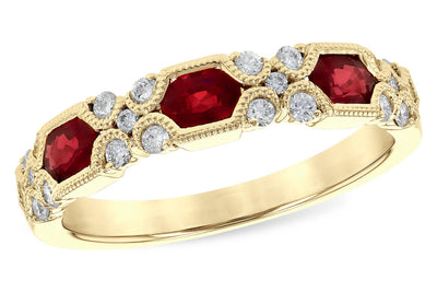 Ruby & Diamond Fashion Ring