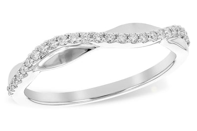 Twist Diamond Wedding Ring