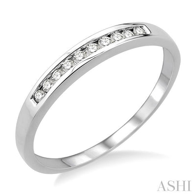 Channel Set Diamond Wedding Band