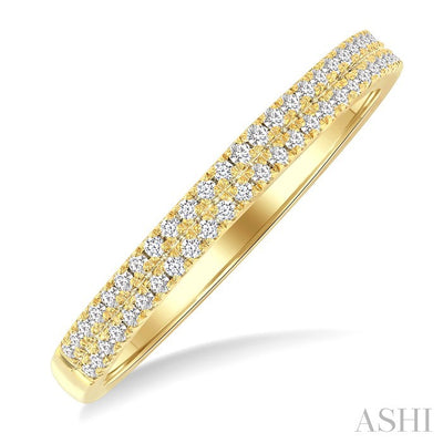 Double Row Diamond Ring